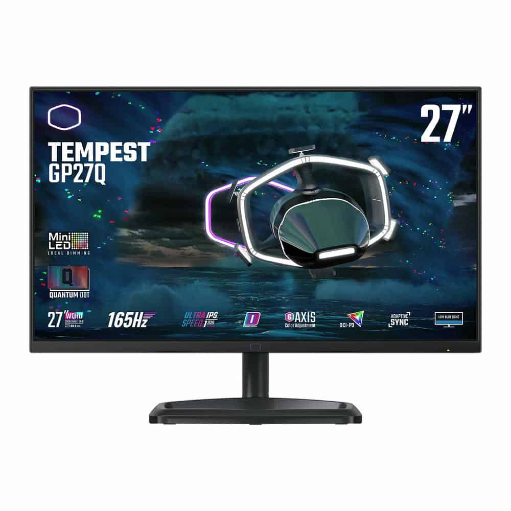 Cooler Master Tempest GP27Q 27" Quad HD IPS 165Hz Mini-LED HDR Open Box Gaming Monitor